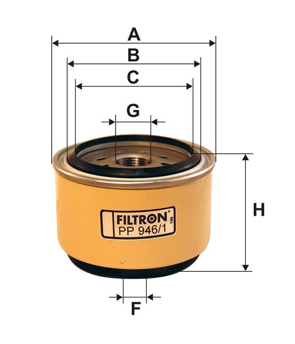 Паливний фільтр Filtron PP 946/1