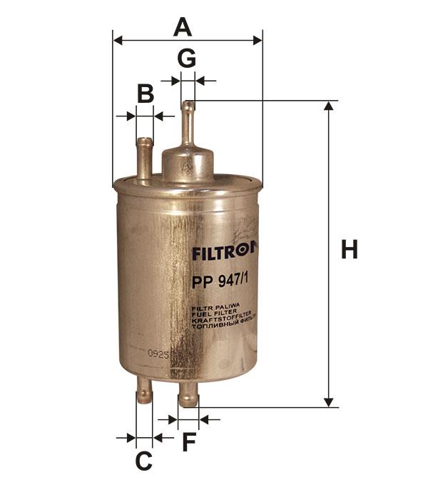 Фільтр палива Filtron PP 947&#x2F;1
