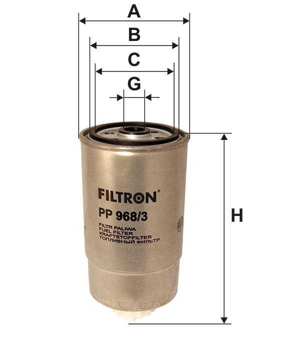 Фільтр палива Filtron PP 968&#x2F;3