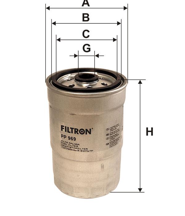 Фільтр палива Filtron PP 969