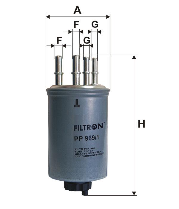 Фільтр палива Filtron PP 969&#x2F;1