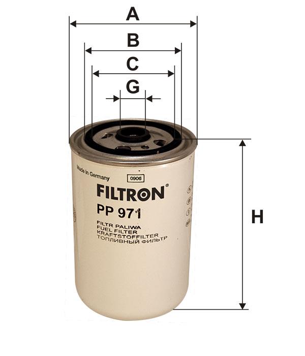 Фільтр палива Filtron PP 971