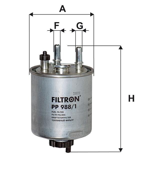 Фільтр палива Filtron PP 988&#x2F;1