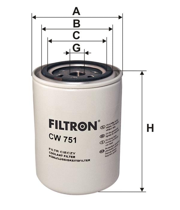 Фільтр осушувача повітря Filtron CW 751