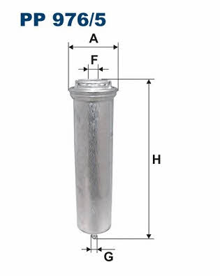 Топливный фильтр Filtron PP 976/5