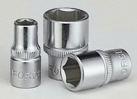 52508 Force Tools Головка 6-гранная 8 мм, 1/4"