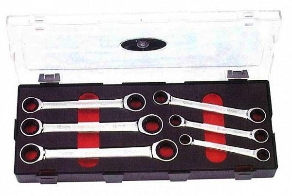 K50625 Force Tools Набор ключей комбинированных трещоточных 6 ед.