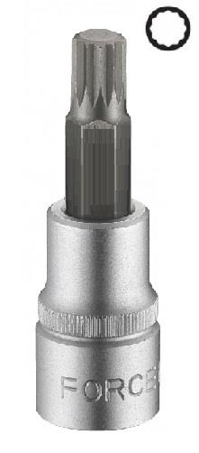 34810014 Force Tools Головка с насадкой SPLINE M14, 1/2"