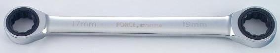 827M1719 Force Tools Ключ накидной с трещоточным механизмом 17x19 мм
