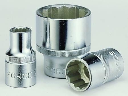 54909 Force Tools Головка 12-гранная 9 мм, 1/2"