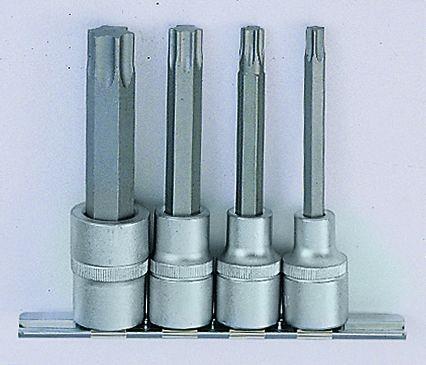 4042 Force Tools Набор головок 1/2" с насадкой TORX Т40-Т70 100мм, (шт.)