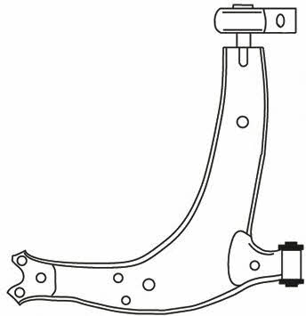 Frap 1702 Важіль підвіски 1702: Купити в Україні - Добра ціна на EXIST.UA!