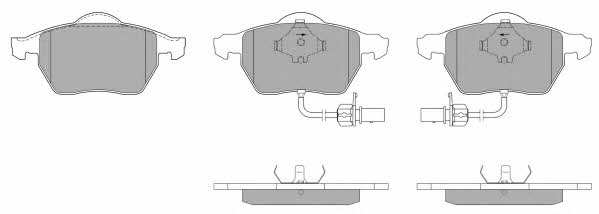 FBP087601 Fremax Тормозные колодки дисковые, комплект