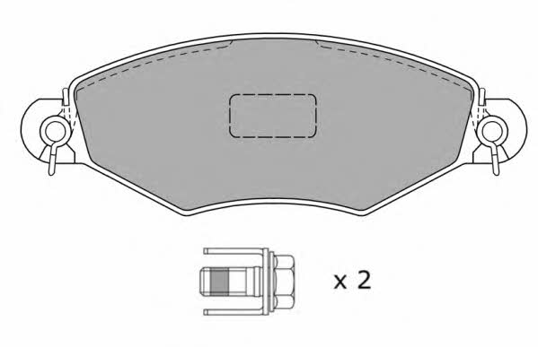 Fremax FBP-1083 Гальмівні колодки, комплект FBP1083: Купити в Україні - Добра ціна на EXIST.UA!