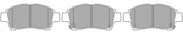 FBP1211 Fremax Тормозные колодки дисковые, комплект