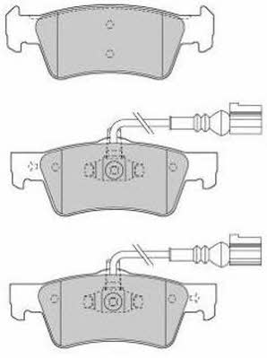 FBP1552 Fremax Тормозные колодки дисковые, комплект
