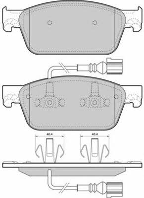 FBP1672 Fremax Тормозные колодки дисковые, комплект