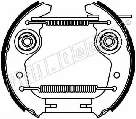 Fri.tech 16002 Колодки гальмівні барабанні, комплект 16002: Купити в Україні - Добра ціна на EXIST.UA!