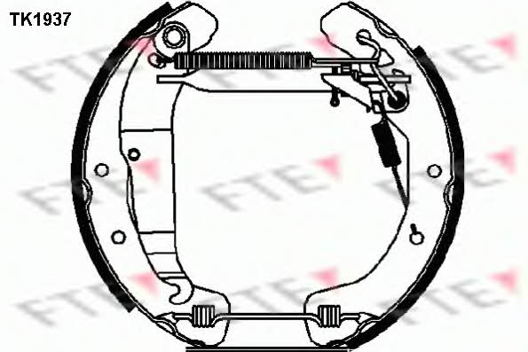 FTE TK1937 Колодки гальмівні барабанні, комплект TK1937: Купити в Україні - Добра ціна на EXIST.UA!