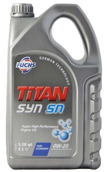 Fuchs 600933715 Моторна олива Fuchs Titan Syn Sn 0W-20, 5л 600933715: Купити в Україні - Добра ціна на EXIST.UA!