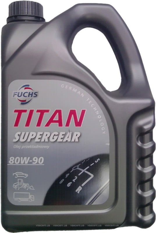 Fuchs 600788018 Олива трансмісійна Fuchs Titan Supergear 80W-90, 4 л 600788018: Приваблива ціна - Купити в Україні на EXIST.UA!