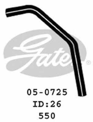 Gates 05-0725 Патрубок системи охолодження 050725: Купити в Україні - Добра ціна на EXIST.UA!