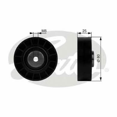 Gates T38081 Ролик обвідний ременя поліклинового (приводного) T38081: Купити в Україні - Добра ціна на EXIST.UA!
