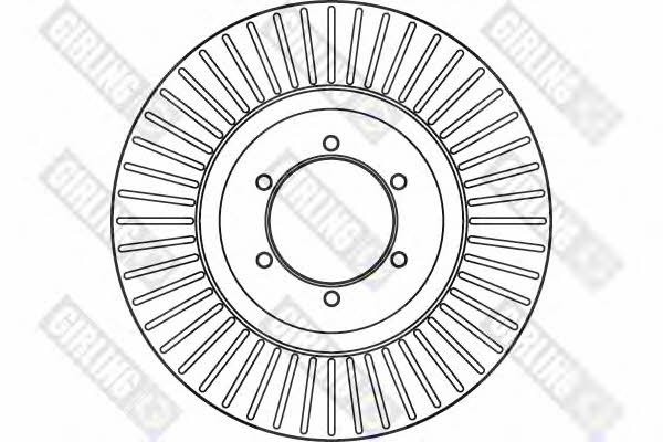 Girling 6060085 Диск гальмівний передній вентильований 6060085: Купити в Україні - Добра ціна на EXIST.UA!