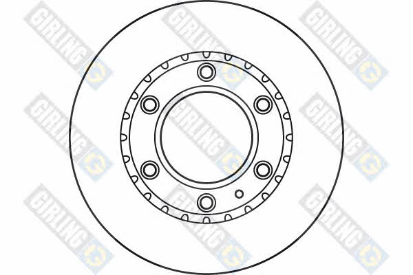 Girling 6060345 Диск гальмівний передній вентильований 6060345: Купити в Україні - Добра ціна на EXIST.UA!