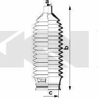 Пыльник рулевой тяги, комплект GKN-Spidan 84032