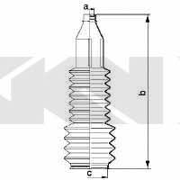 Пыльник рулевой тяги, комплект GKN-Spidan 83908