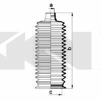 Пыльник рулевой тяги, комплект GKN-Spidan 83889