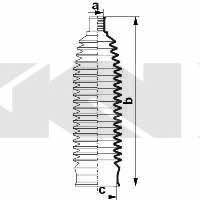 Пыльник рулевой тяги, комплект GKN-Spidan 84003