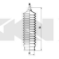 Пыльник рулевой тяги, комплект GKN-Spidan 83888