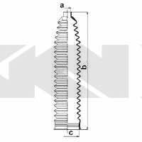 Пыльник рулевой тяги, комплект GKN-Spidan 83993