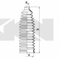 Пыльник рулевой тяги, комплект GKN-Spidan 83990