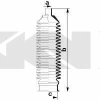 Пыльник рулевой тяги, комплект GKN-Spidan 84029