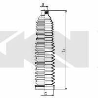 Пыльник рулевой тяги, комплект GKN-Spidan 83987