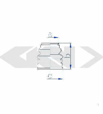 Пыльник рулевой тяги, комплект GKN-Spidan 84106