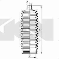 Пыльник рулевой тяги, комплект GKN-Spidan 83887