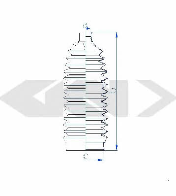 GKN-Spidan Пыльник рулевой тяги, комплект – цена 675 UAH