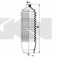 Пыльник рулевой тяги, комплект GKN-Spidan 83836