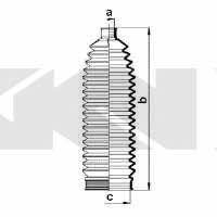 Пыльник рулевой тяги, комплект GKN-Spidan 84059