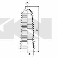 Пыльник рулевой тяги, комплект GKN-Spidan 84018