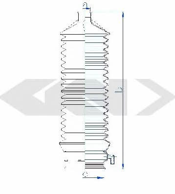 GKN-Spidan Пыльник рулевой тяги, комплект – цена 1164 UAH