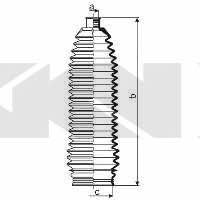 Пыльник рулевой тяги, комплект GKN-Spidan 83995