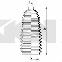 Пыльник рулевой тяги, комплект GKN-Spidan 84014