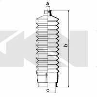 Пыльник рулевой тяги, комплект GKN-Spidan 83590