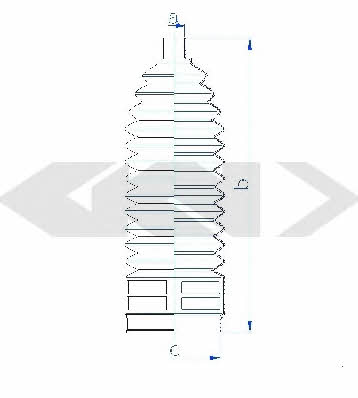 Пильник рульової тяги, комплект GKN-Spidan 84194