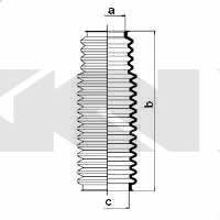 Пыльник рулевой тяги, комплект GKN-Spidan 83683